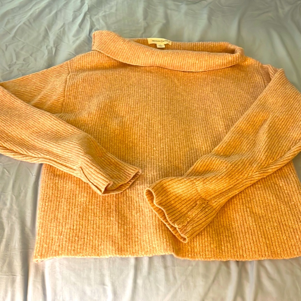 Cute off the shoulder pink sweater